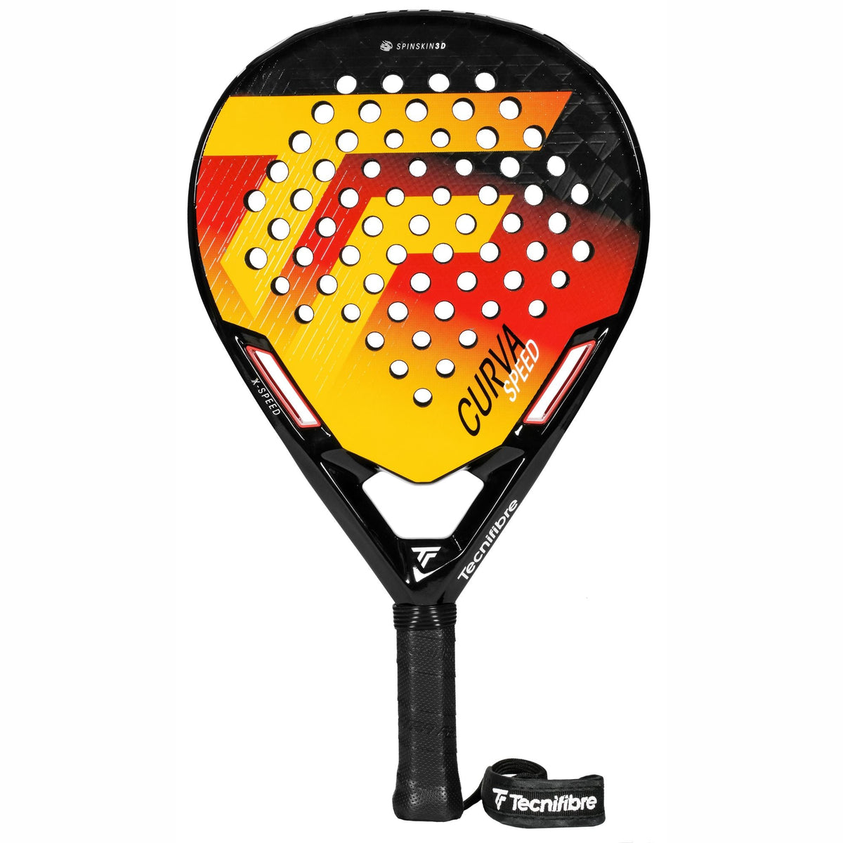 Tecnifibre Curva Speed 2026 padel racket, orange