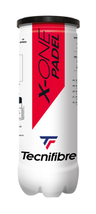 Tecnifibre X-One padel balls, tube of 3