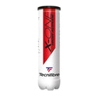 Tecnifibre X-One ITF-approved tennis balls, tube of 4