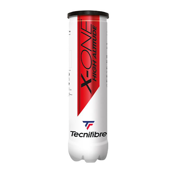 Tecnifibre X-One ITF-approved tennis balls, tube of 4